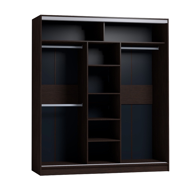 Шкаф-купе Strike/Страйк ЛДСП/ЛДСП 1800 Венге