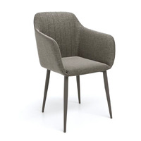 Стул ДИОР SAVANA GREY каркас графит 