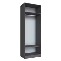 Шкаф Мадрид 0.75 Графит без зеркала